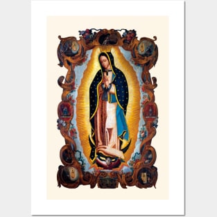 Our Lady of Guadalupe / Nuestra Señora de Guadalupe Posters and Art